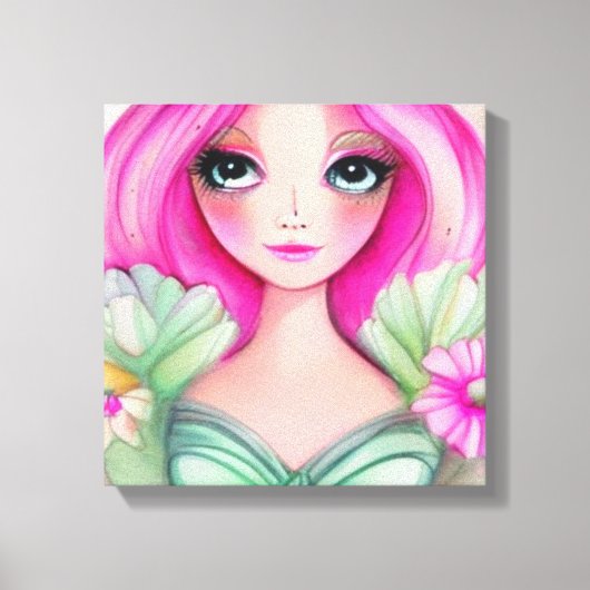 Het Collectie van Princess Canvas Afdruk (Voorkant)