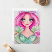 Het Collectie van Princess Notitiekaartje (Voorkant / Achterkant in situ)