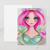 Het Collectie van Princess Notitiekaartje (Voorkant / Achterkant)