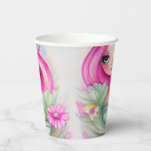 Het Collectie van Princess Papieren Bekers (Achterkant)