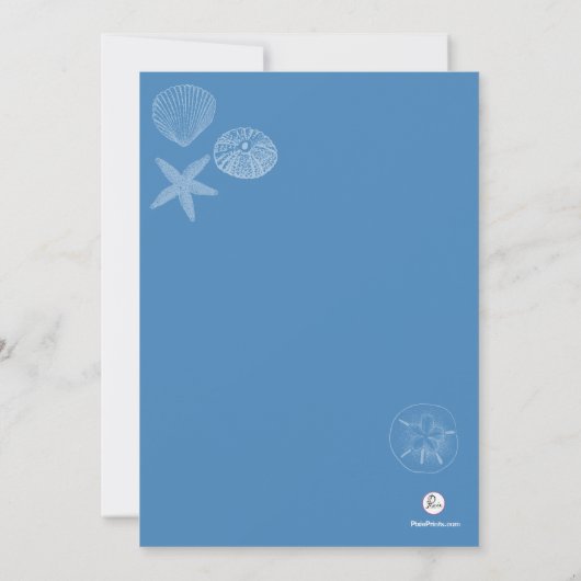 Het Collectie van Seashell sparen de Aankondiging  (Achterkant)