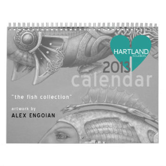 het collectie " vis " kalender