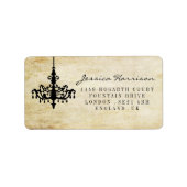 Het  Collectie voor het weduwschap Etiket (Voorkant)