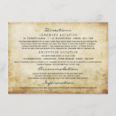 Het  Collectie voor het weduwschap Informatiekaartje (Achterkant)