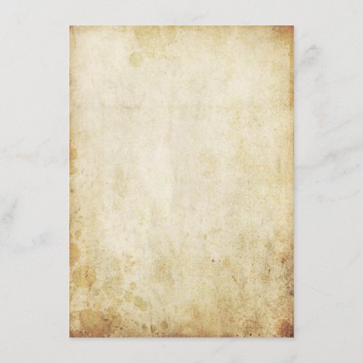 Het Collectie voor het weduwschap Menu (Achterkant)