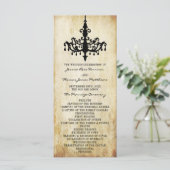 Het  Collectie voor het weduwschap Programmakaart (Staand voorkant)