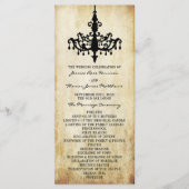 Het  Collectie voor het weduwschap Programmakaart (Voorkant)