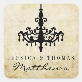 Het  Collectie voor het weduwschap Vierkante Sticker