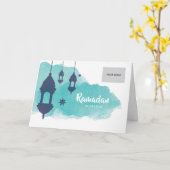 Het Collectieve Wenskaart van de Ramadan Kaart (Gele Bloem)