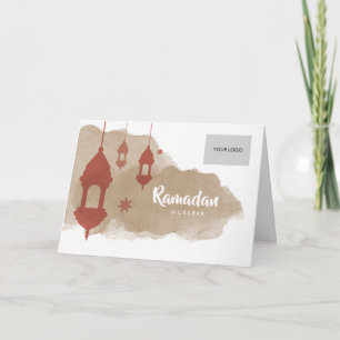 Het Collectieve Wenskaart van de Ramadan - Rood Kaart