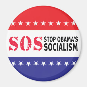 Het Collectivisme van Obama van het einde - S.O.S. Magneet