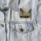 Het College van Artsen Vierkante Button 5,1 Cm (In situ)