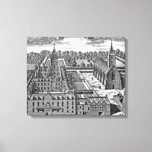 Het College van Glasgow, uit 'Theatrum' Canvas Afdruk (Voorkant)