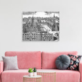 Het College van Glasgow, uit 'Theatrum' Canvas Afdruk (Insitu (Woonkamer))