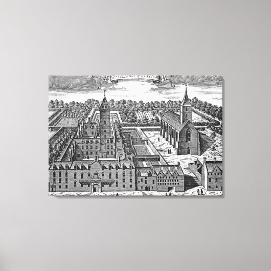 Het College van Glasgow, uit 'Theatrum' Canvas Afdruk (Voorkant)