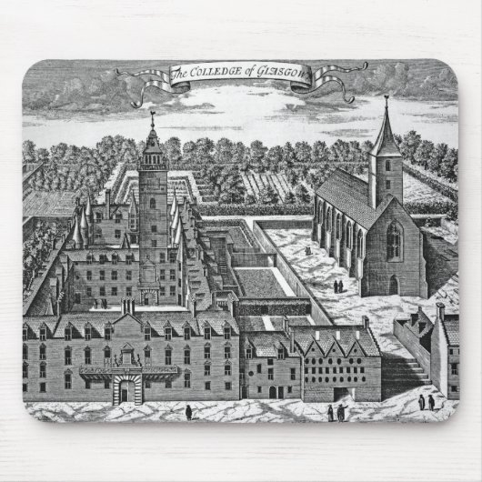 Het College van Glasgow, uit 'Theatrum' Muismat (Voorkant)
