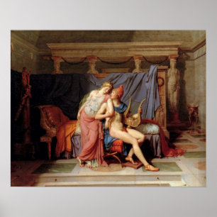 Het college van Parijs en Helen Poster