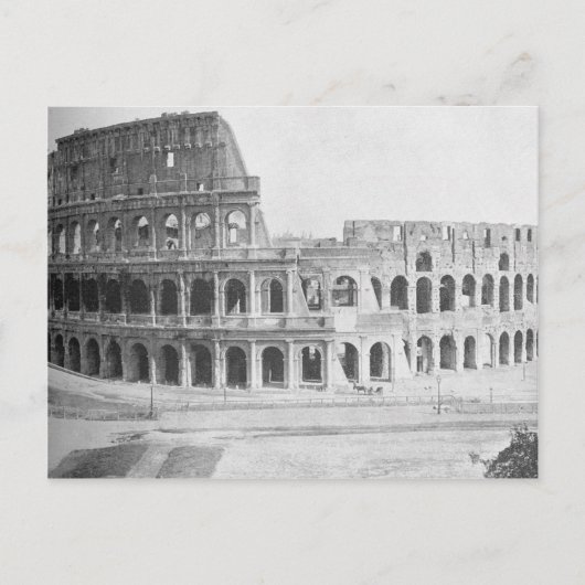 Het Colliseum in Rome, ca. 1890 Briefkaart (Voorkant)