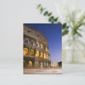 het Colosseum ampitheater 's nachts verlicht Briefkaart (Staand voorkant)
