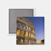 het Colosseum ampitheater 's nachts verlicht Magneet (Voorkant / Achterkant)