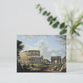 Het Colosseum en de Arch of Constantine Briefkaart (Staand voorkant)