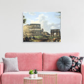 Het Colosseum en de Arch of Constantine Canvas Afdruk (Insitu (Woonkamer))