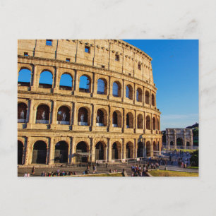 Het Colosseum en de Boog van Constantijn, Rome, It Briefkaart