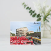 Het Colosseum in Rome Aankondigingskaart (Staand voorkant)