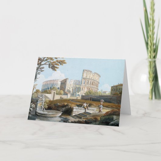 Het Colosseum in Rome | Giovanni Battista Busiri Kaart (Voorkant)