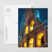 Het Colosseum in Rome, Italië, om acht uur Briefkaart (Voorkant / Achterkant)