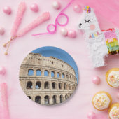 Het Colosseum in Rome, Italië Papieren Bordje (Feest)