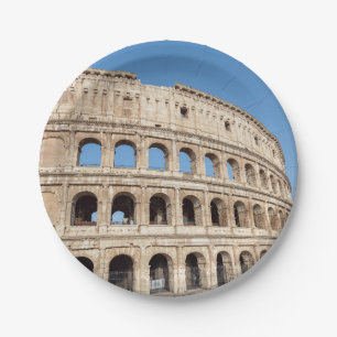 Het Colosseum in Rome, Italië Papieren Bordje