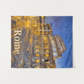 Het Colosseum in Rome 's nachts Wandkleed (Voorkant (horizontaal))