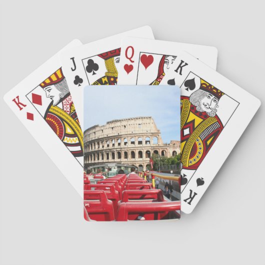 Het Colosseum in Rome Speelkaarten (Achterkant)