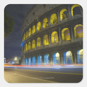 Het Colosseum in Rome Vierkante Sticker