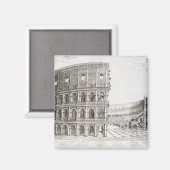 Het Colosseum, ingebouwd in AD 80 (graven) Magneet (Voorkant / Achterkant)