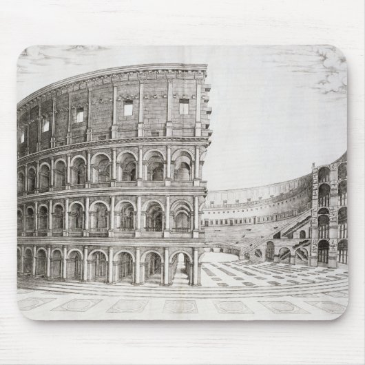 Het Colosseum, ingebouwd in AD 80 (graven) Muismat (Voorkant)