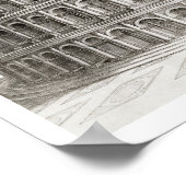 Het Colosseum, ingebouwd in AD 80 (graven) Poster (Hoek)