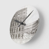 Het Colosseum, ingebouwd in AD 80 (graven) Ronde Klok (Hoek)
