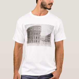 Het Colosseum, ingebouwd in AD 80 (graven) T-shirt