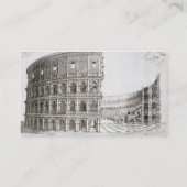 Het Colosseum, ingebouwd in AD 80 (graven) Visitekaartje (Achterkant)