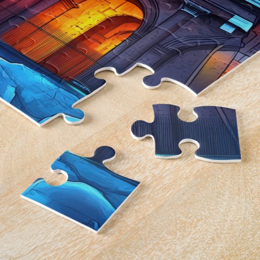 Het Colosseum. Legpuzzel (Zijkant)