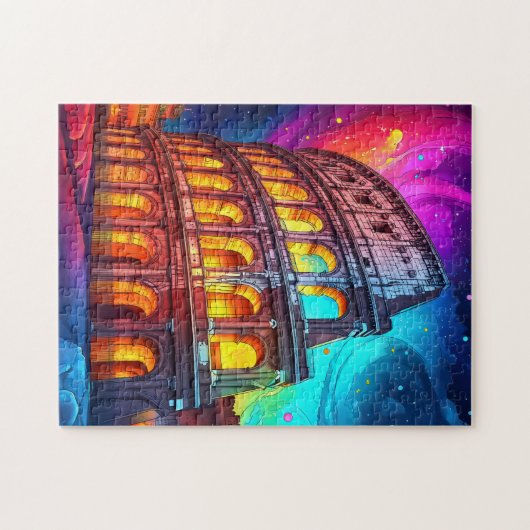 Het Colosseum. Legpuzzel (Horizontaal)