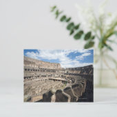 Het Colosseum ligt in Rome, Italië. Het Briefkaart (Staand voorkant)