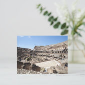 Het Colosseum ligt in Rome, Italië. Zijn an 3 Briefkaart (Staand voorkant)