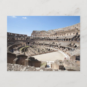 Het Colosseum ligt in Rome, Italië. Zijn an 3 Briefkaart