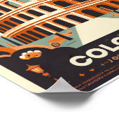 Het Colosseum: Majestueus icoon van het oude Rome Poster (Hoek)
