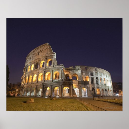 Het Colosseum of Roman Coliseum, oorspronkelijk he Poster (Voorkant)