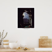Het Colosseum op een moonlit nacht Poster (Keuken)