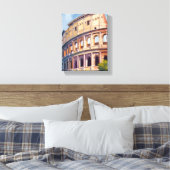 Het Colosseum Rome Aquarel Reizen  Canvas Afdruk (Insitu (Slaapkamer))